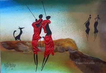 アフリカ人 Painting - バチェラー・アンセム・アフリカン